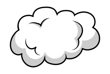 Cloud icon Drawing stock illustration