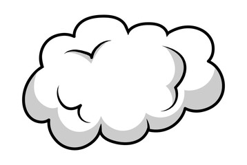 Cloud icon Drawing stock illustration
