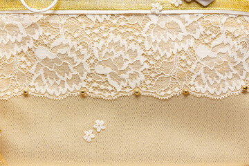 background with lace