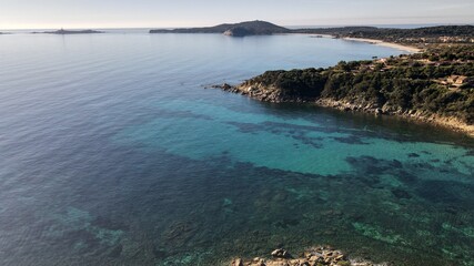 Fototapeta na wymiar View of Sardinian cost.
