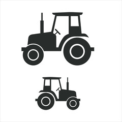 Tractor icon collections.