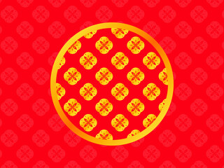 Chinese new year background design. Vector Illustration. 