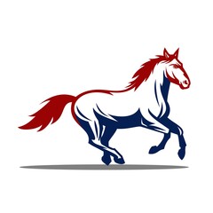 Obraz na płótnie Canvas horse logo