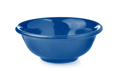 Empty bowl isolated on a white