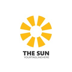 sun ilustration  vector icon design