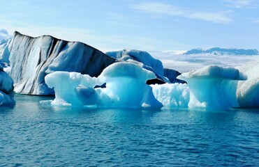 Arctic iceberg ice floes snow incredible shiny crystal winter landscape stunning north nature...