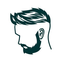 man hairstyle vector