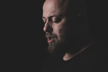 Portrait of a handsome man