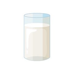 milk glass cup product healthy isolated icon vector illustration design