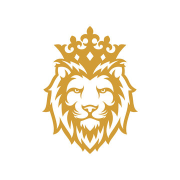 Gold Regal Lion Logo | BrandCrowd Logo Maker