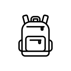 bag school icon vector illustration design