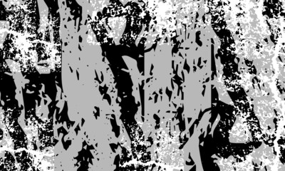 Grunge texture white and black. Sketch abstract to Create Distressed Effect. Overlay Distress grain monochrome design. Stylish modern background for different print products. Vector illustration