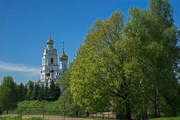 St. Trinity cathedral. City of Vyaz`ma, Russia. Years of construction 1674 - 1676