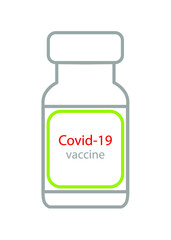 Bottle of vaccine Covid-19