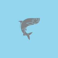 Image fish tarpon logo
