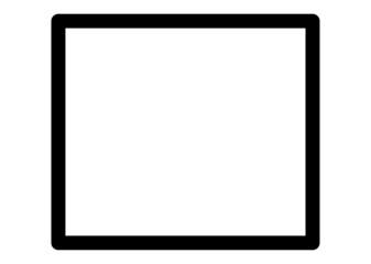 Square icon,vector illustration. Flat design style. vector square icon illustration isolated on White background, square icon Eps10. square icons graphic design vector symbols.