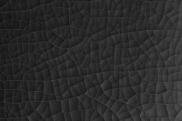 Close up of Artificial black leather background or texture