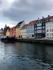 Naklejka premium Nyhavn area in Copenhagen, Denmark