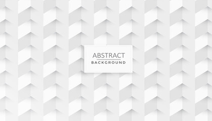 Abstract background with white shapes. White and grey texture. Vector illustration