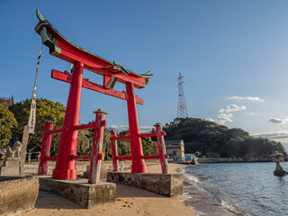 岩子島厳島神社-鳥居