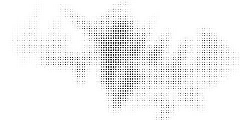 Halftone texture with geometric figures