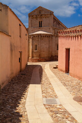 Tratalias, Sardinia, Italy - July 2011, Cathedral Santa Maria of Monserrato
