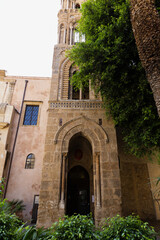 Fototapeta na wymiar Palermo, church of Santa Maria dell'Ammiraglio, known as Martorana