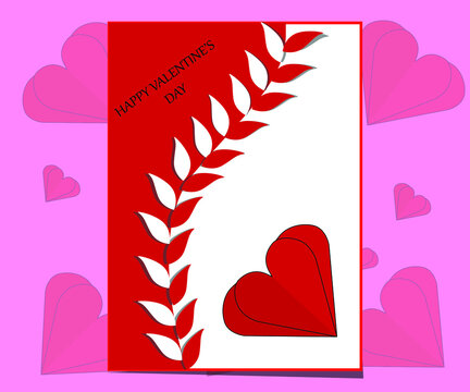 Unique Valentine's Day Gift Card Design