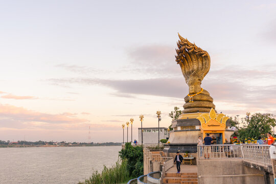 November 26,2020 : Phaya Sri Sattanakharat. Nakhon Phanom Province, Thailand.