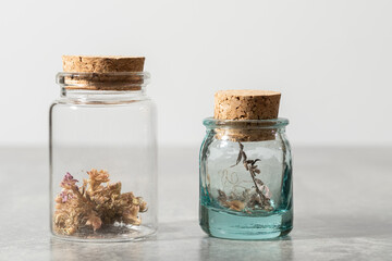 Dried herbs flasks