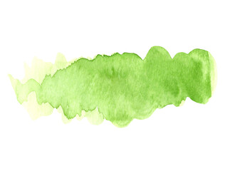 watercolor illustration, green background, frame, water, grass, summer, eco