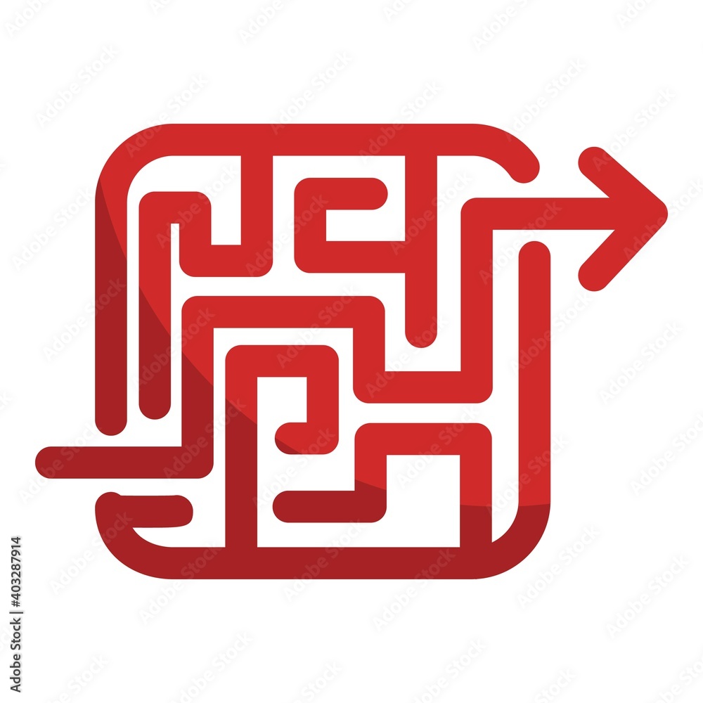 Poster complete problem solving icon. cartoon of complete problem solving vector icon for web design isolat