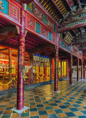 Fototapeta na wymiar Buddhist temple Chinese style architecture design