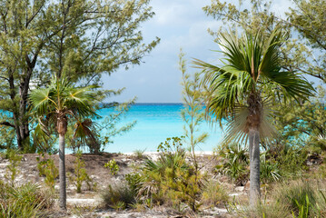 Half Moon Cay Uninhabited Island Beach