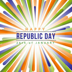 Illustration of Indian republic day,26th January.