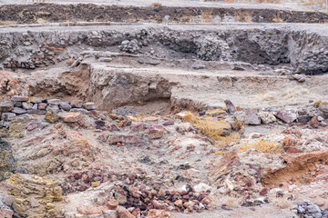 Kultepe ancient city ruins. Assyrian Trade Center in Karum-Kanis in Kayseri city Turkey. An Assyrian settlement was found. Its name in Assyrian texts from the 20th century BC was Kanesh