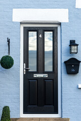 House door number 4 in rural England
