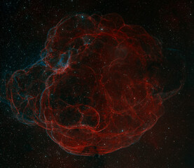 Simeis 147 Supernova Remnant Nebula © kevin