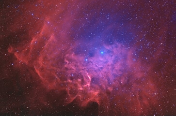Fototapeta na wymiar Flaming Star Nebula