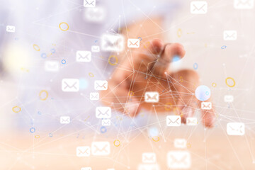 service communication support contact concept service