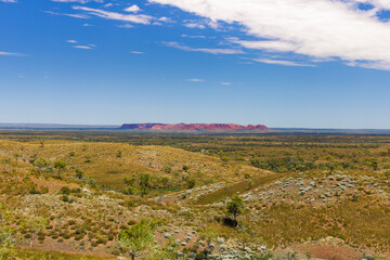 Fototapeta na wymiar View of Tnorala / Gosse Bluff; Australia