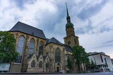 Fototapeta na wymiar Church of St. Reinoldi, Dortmund. Reinoldikirche is the oldest church in the german city of Dortmund and one of its most iconic landmarks.