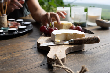 cheese and wine