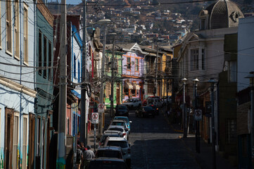 Fototapeta na wymiar Valparaiso, Chile. Litoral City