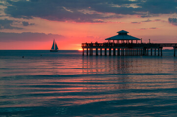 Sunset Fort Myers beach