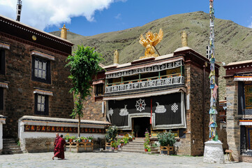 Mindroling Monastery - Zhanang County, Shannan Prefecture, Tibet Autonomous Region, China - Asia