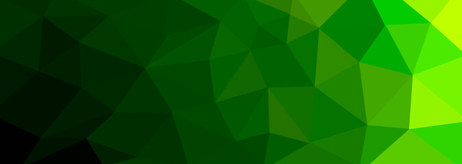 Abstract triangular background with colorful gradient shapes. Bright mosaic modern geometric design. beautiful relief surface. green low poly texture . color 3d image