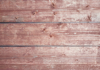 Horizontal wooden boards. Wooden brown background