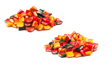Citrus colorful candies. Jelly sweets,