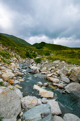 river in the mountains  (Silvretta - Vorarlberg/Tyrol, Austria)